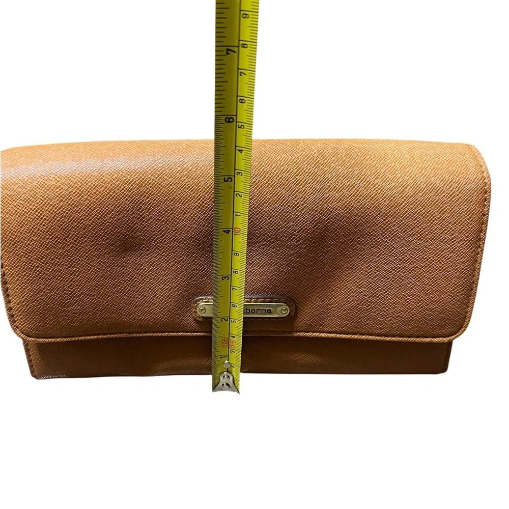 Liz Claiborne Women's Black Travel Clutch Wallet Organizer